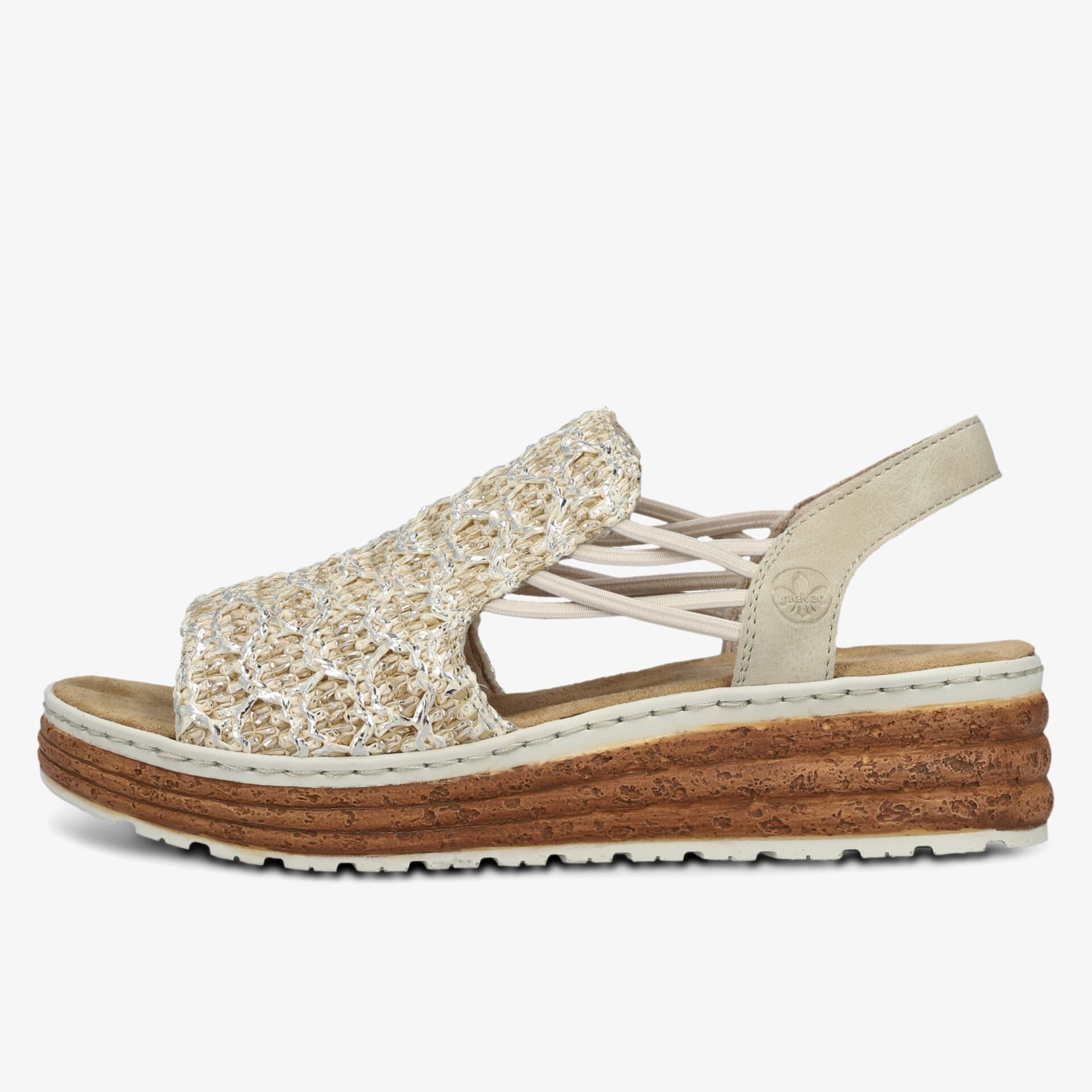 Bequemer Sandalen-Schuh mit luftiger Flechtoptik und gepolsterter Sohle für ganztägigen Tragekomfort