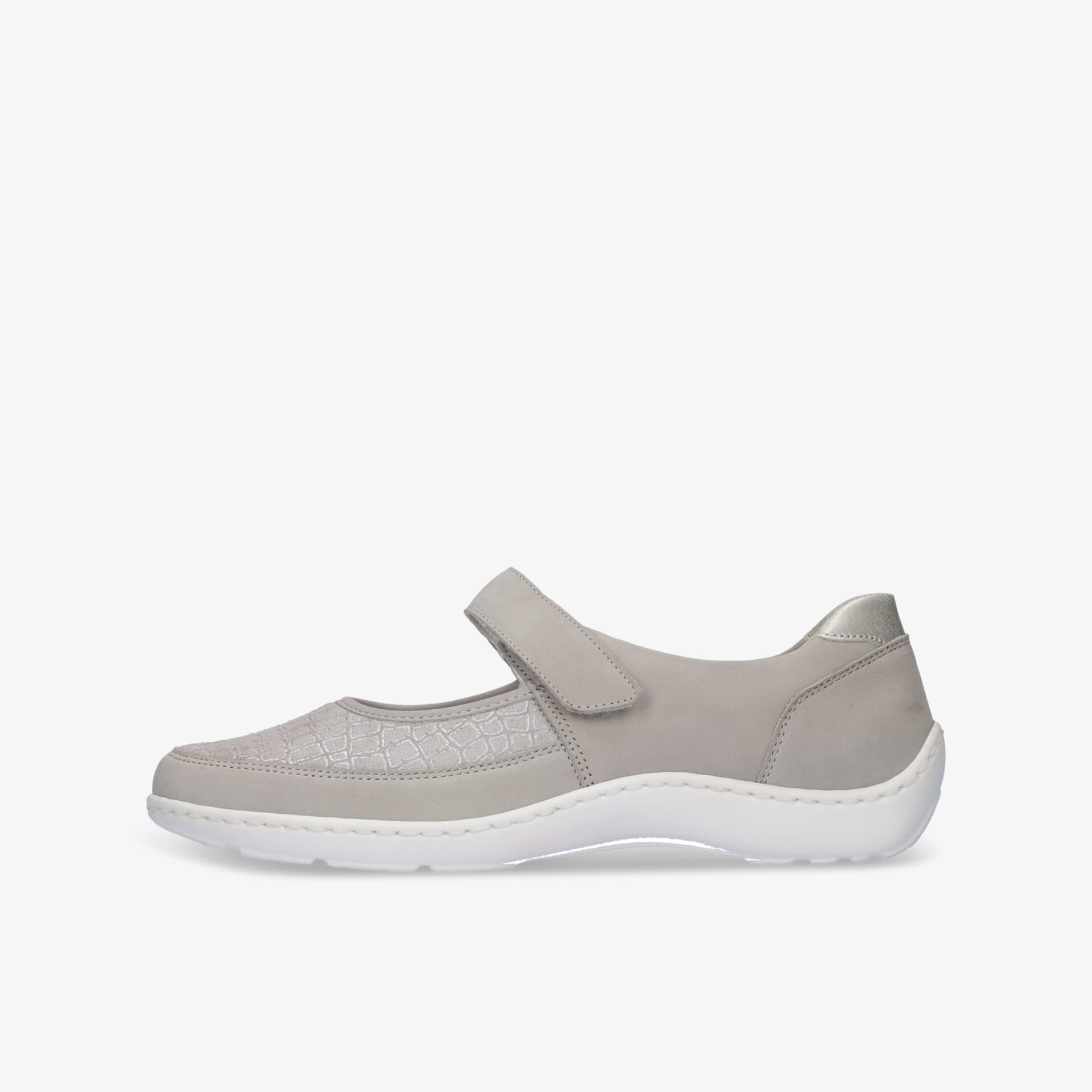 Bequemer Schuh mit elastischem Klettverschluss und rutschfester Sohle für flexiblen und leichten Tragekomfort