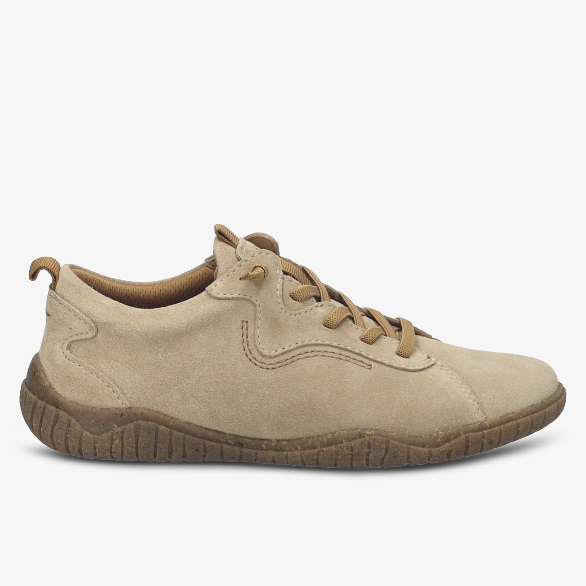 Leichter bequemer Sneaker mit rutschfester, flexibler Sohle und atmungsaktivem Obermaterial, seitliche Ansicht