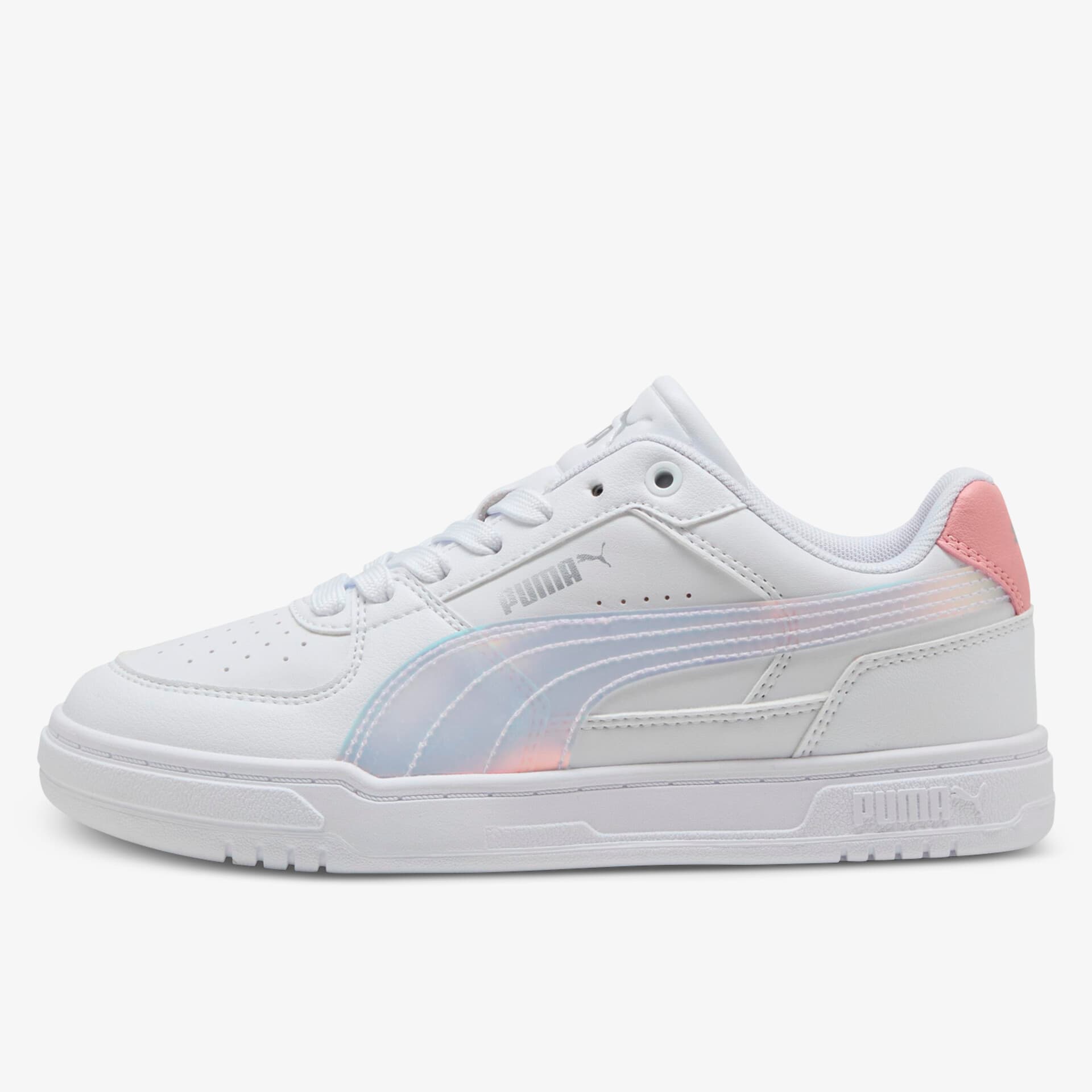 Moderner weißer Sneaker mit sportlichem Design und robuster Sohle für hohen Tragekomfort